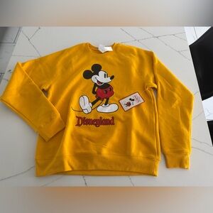 Disney Yellow Mickey Mouse Hoodie